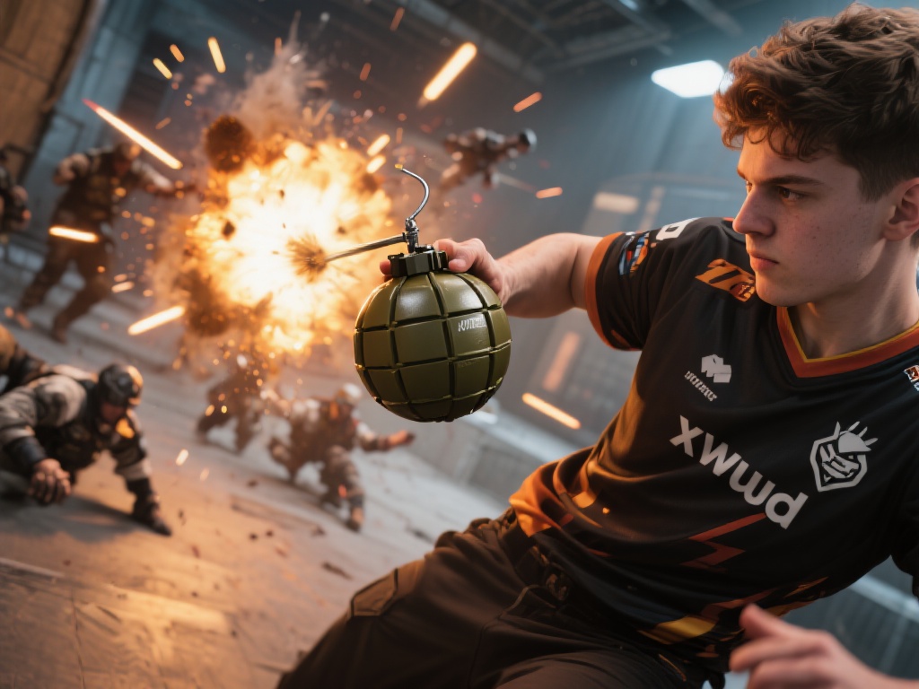 一雷三响！xwudd神级手雷震撼淘汰CTG三人